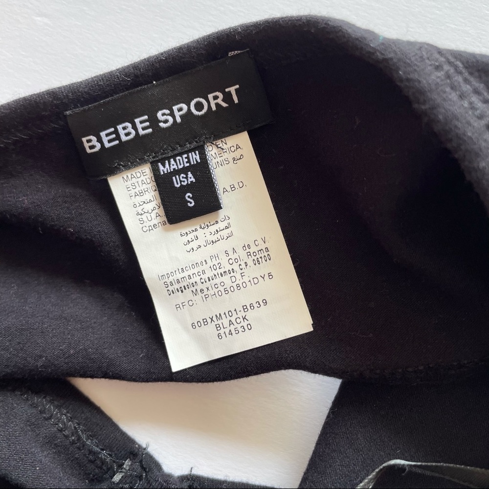 BEBE sport black halter bandeau - Picture 3 of 3